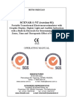 SCENAR Operating Manual 1-NT Ver 01