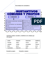 Recordemos Los Sustantivos 2º 22-26 de Junio