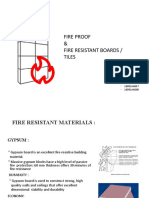 Fire Resistant Board and Tile Options