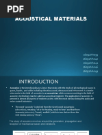 Acoustical Material