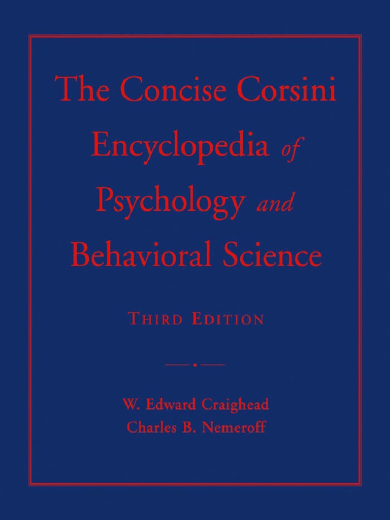洋書 International Encyclopedia of Psychology The Corsini Encyclopedia of Psychology | Major Reference Works