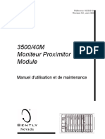 3500/40M Moniteur Proximitor: Manuel D'utilisation Et de Maintenance