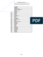 Códigos de Los Departamentos PDF