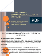 Las Decisiones Económicas en El Ámbito Sanitario