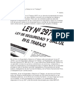 Qué Es Seguridad y Salud en El Trabajo