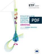 Policies For Human Capital Development: Armenia