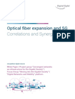 Optical Fiber Expansion and 5G Correlations and Synergies