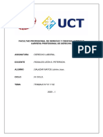 Derecho Laboral, Derecho Al Trabajo PDF