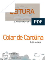 Colar de Carolina - Cecília Meireles PDF