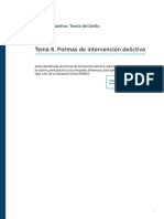 Tema 6 Formas de Intervencion Delictiva PDF