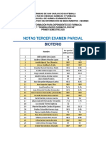 Notas Tercer Parcial Bioterio