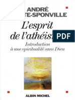 André Comte-Sponville - L'esprit de L'athéisme - Introduction À Une Spiritualité Sans Dieu 2006, Editions Albin Michel PDF