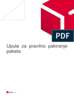Upute Za Pravilno Pakiranje Paketa PDF