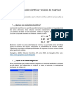 Notacion Cientifica y Analisis de Magnitud PDF