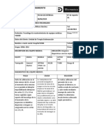 Reporte de Mantenimiento Tomográfo