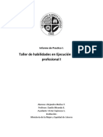 Informe de Práctica I: Ministerio de la Mujer y Equidad de Género