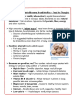 Banana Bread Muffin Nutrition Education Handout - Revised PDF