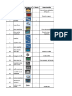 Lista de Materiales Molde Portacarnet