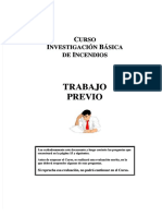 Trabajo Pre Vio Investigacion Incendio S PDF