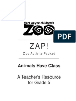 Animals Have Class: A Teacher's Resource For Grade 5