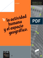 La Actividad Humana y El Espacio Geográfico PDF