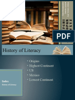 History of Literacy