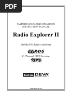 Radio Explorer II User Manual PDF