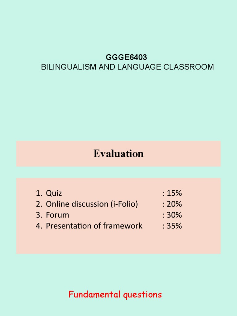 Understanding Bilingualism in Education | PDF | Multilingualism ...