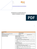 Ejemplos de secuencias didácticas para la unidad de aprendizaje de Biología I