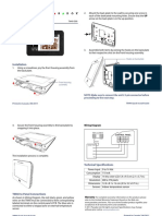 TM40 Touch Interface Quick Install Guide