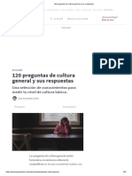 120 Preguntas de Cultura General y Sus Respuestas PDF