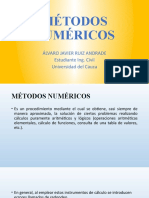 Métodos Numéricos Exposición