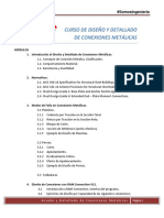 1 Contenido General Curso de Conexiones Metálicas - Vía Online