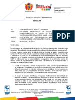 Circular - Aplicación Del Procedimiento para La Expedición de Defunción Por Muerte Natural