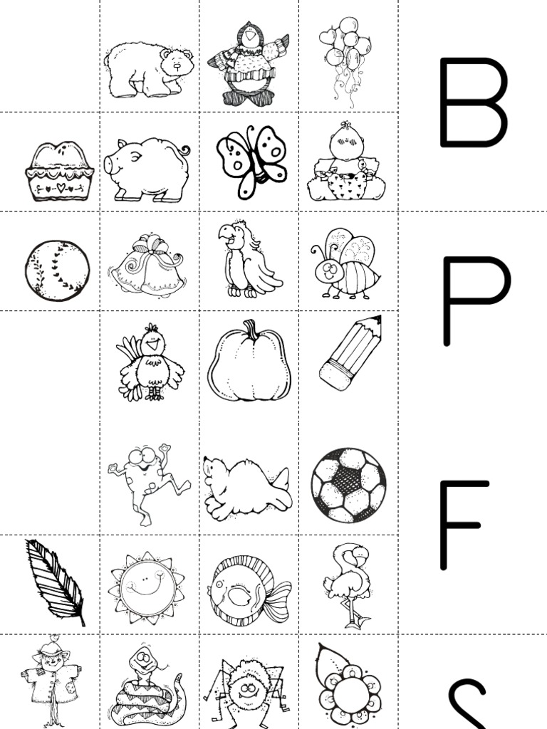 Beginning Sounds Picture Sorts