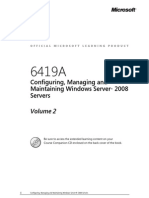 6419A-En Configuring Managing Maintaining Windows Server08 Servers-TrainerWorkbook Vol2[1]