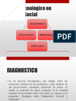 Ciclo Tecnológico Trabajo Social - Diagnóstico, Programación, Evaluación, Ejecución