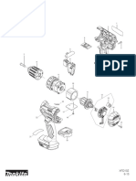 Makita xfd10z 18v Breakdown