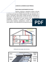Aplicaciones de La Energía Solar Térmica 1