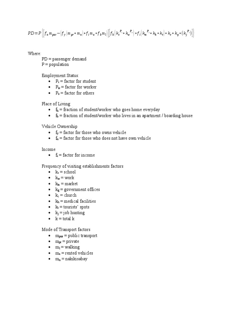 PD Formula | PDF