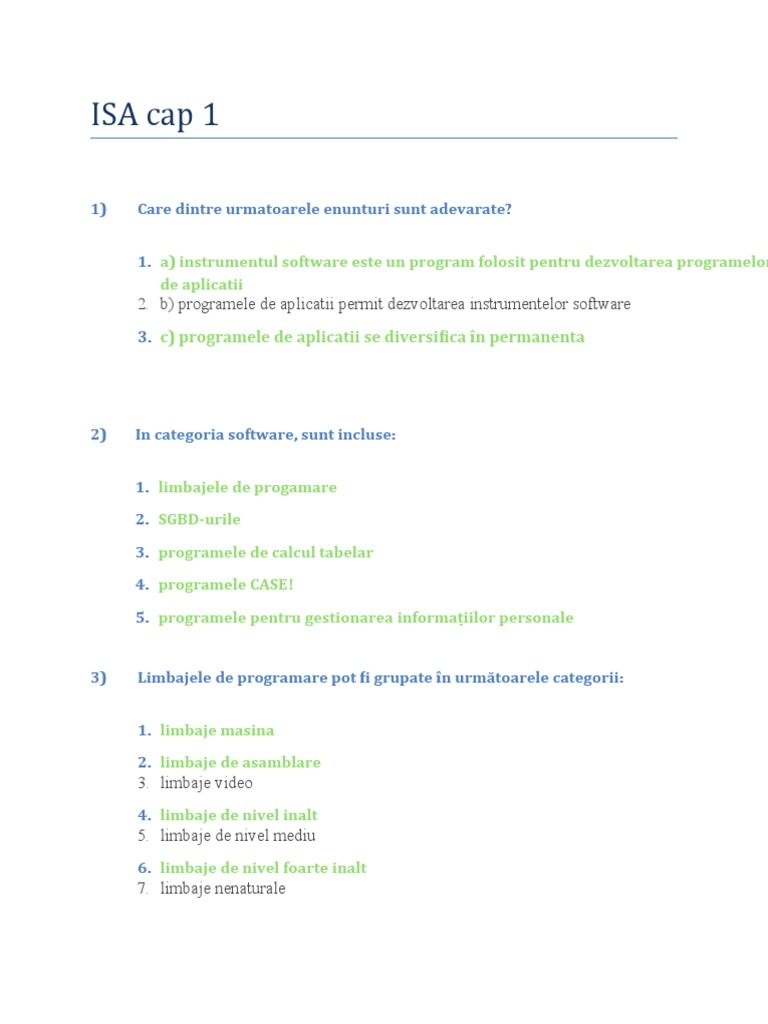 ISA Cap 1 | PDF