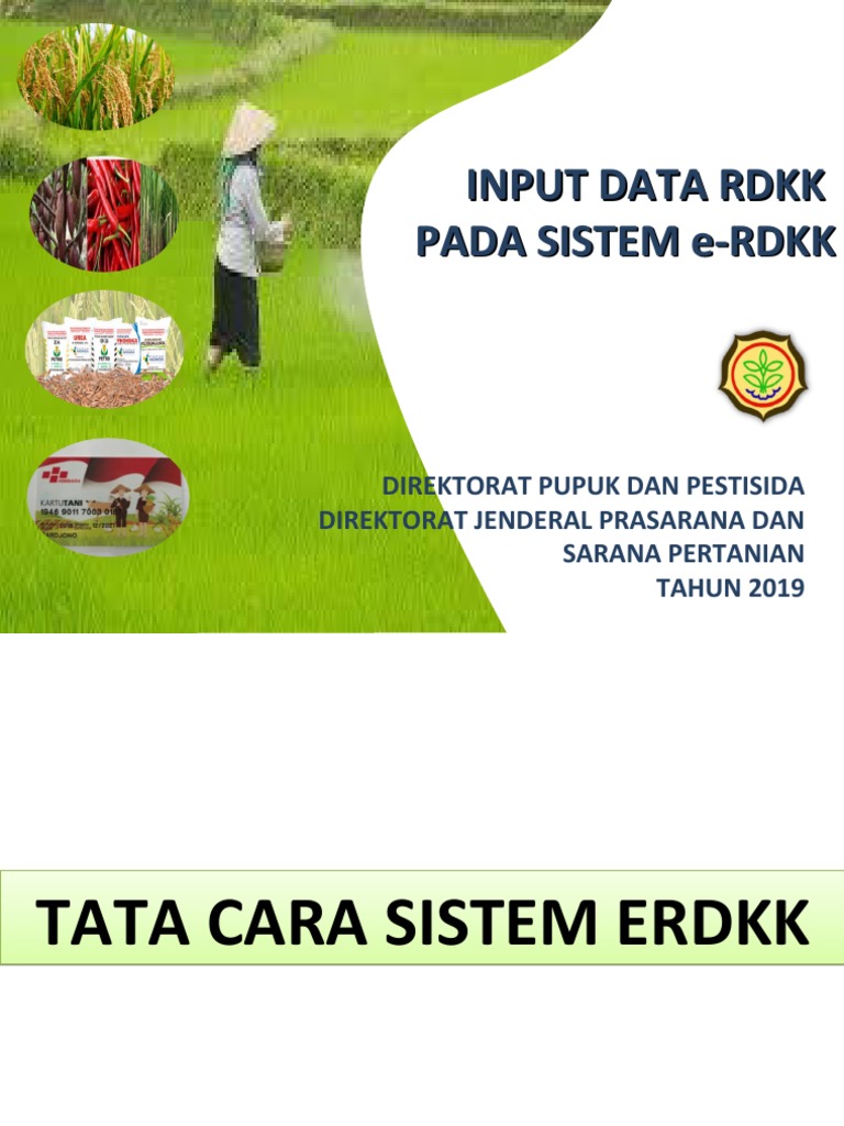 Panduan Pengisian e-RDKK Kelompok Tani | PDF
