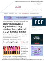 Here's How Nykaa's Digital Advertising Strategy Translated Into A 7.5x Increase in Sales, Marketing & Advertising News, ET BrandEquity
