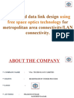 Using Free Space Optics Technology .: High Speed Data Link Design For Metropolitan Area connectivity/LAN Connectivity