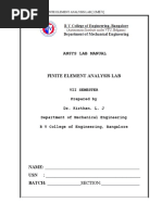 Ansys Lab Manual