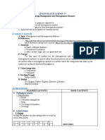 I. Objectives:: Lesson Plan in Science Vi