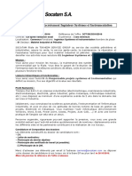 TDR - Socatam - Recrutement Ingénieur Systèmes Et Instrumentation - 1016 - v2 PDF