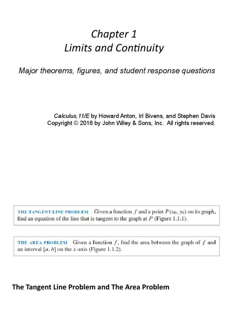 Slide Limit and Continuity | PDF | All Rights Reserved | Calculus
