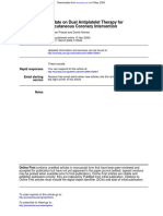 Percutaneous Coronary Intervention Update On Dual Antiplatelet Therapy For