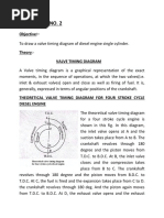 Valve Timing Diagrams for 4-Stroke Engines | PDF | Diesel Engine | Piston